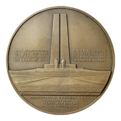 Suez médaille inauguration